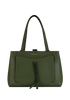 Maverick Tote, &pound;210, Handbags, Green, Leather, Front view